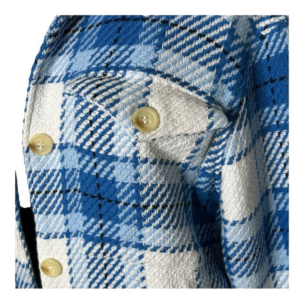 Outerknown Cloud Weave Button Front Blanket Shirt… - image 7